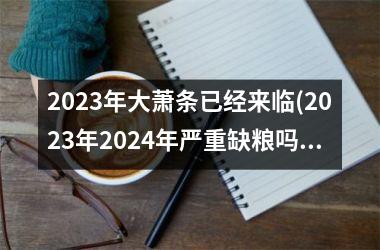 <h3>2025年大萧条已经来临(2025年2024年严重缺粮吗)