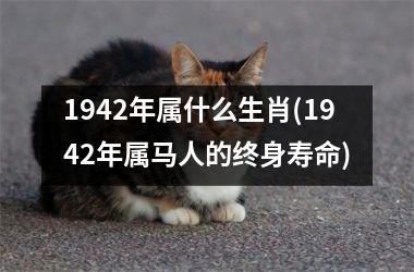 1942年属什么生肖(1942年属马人的终身寿命)