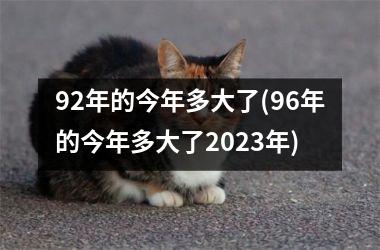 <h3>92年的今年多大了(96年的今年多大了2025年)