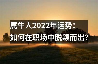 属牛人2025年运势：如何在职场中脱颖而出？