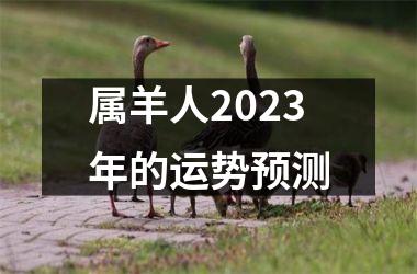 <h3>属羊人2025年的运势预测