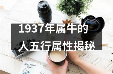 <h3>1937年属牛的人五行属性揭秘