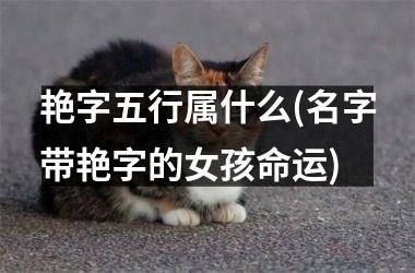 <h3>艳字五行属什么(名字带艳字的女孩命运)
