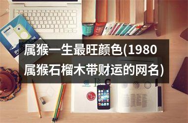 <h3>属猴一生旺颜色(1980属猴石榴木带财运的网名)