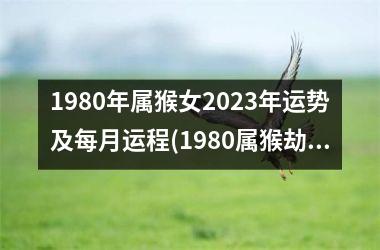 <h3>1980年属猴女2025年运势及每月运程(1980属猴劫难三次是命中注定吗)