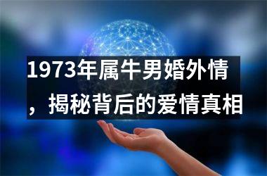 <h3>1973年属牛男婚外情，揭秘背后的爱情真相