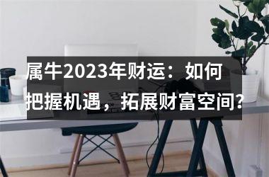 <h3>属牛2025年财运：如何把握机遇，拓展财富空间？