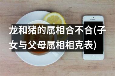 龙和猪的属相合不合(子女与父母属相相克表)