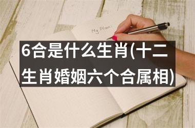 <h3>6合是什么生肖(十二生肖婚姻六个合属相)