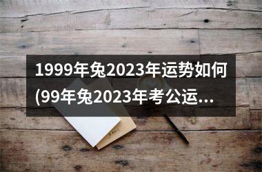 <h3>1999年兔2025年运势如何(99年兔2025年考公运势)