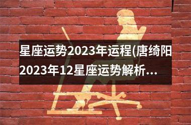 <h3>星座运势2025年运程(唐绮阳2025年12星座运势解析)