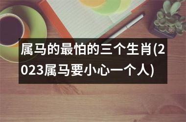 属马的最怕的三个生肖(2025属马要小心一个人)