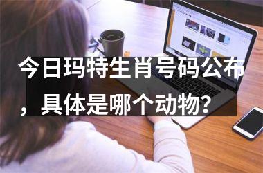 <h3>今日玛特生肖号码公布，具体是哪个动物？