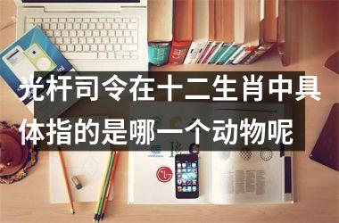 光杆司令在十二生肖中具体指的是哪一个动物呢