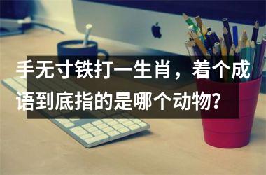 <h3>手无寸铁打一生肖,着个成语到底指的是哪个动物?