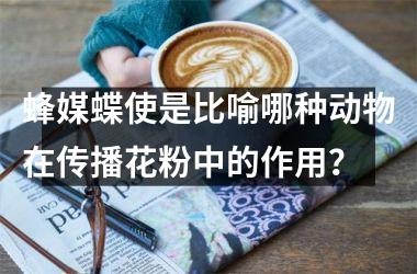 <h3>蜂媒蝶使是比喻哪种动物在传播花粉中的作用?