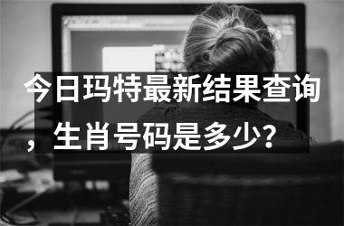 <h3>今日玛特最新结果查询，生肖号码是多少？