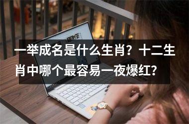 <h3>一举成名是什么生肖？十二生肖中哪个最容易一夜爆红？