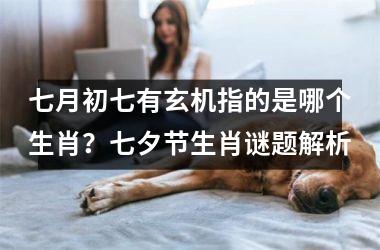 <h3>七月初七有玄机指的是哪个生肖？七夕节生肖谜题解析