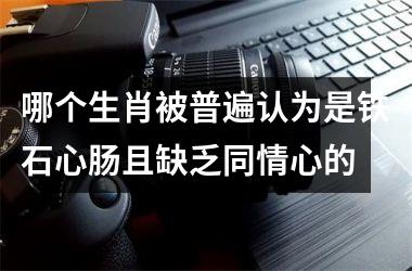 <h3>哪个生肖被普遍认为是铁石心肠且缺乏同情心的