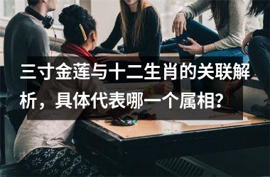 <h3>三寸金莲与十二生肖的关联解析，具体代表哪一个属相？
