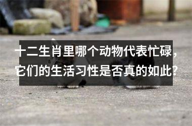 <h3>十二生肖里哪个动物代表忙碌，它们的生活习性是否真的如此？