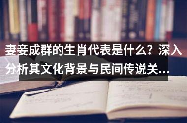 妻妾成群的生肖代表是什么?深入分析其文化背景与民间传说关联
