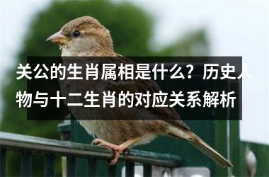 <h3>关公的生肖属相是什么？历史人物与十二生肖的对应关系解析