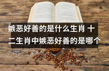 嫉恶好善的是什么生肖 十二生肖中嫉恶好善的是哪个
