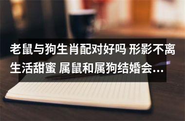<h3>老鼠与狗生肖配对好吗 形影不离生活甜蜜 属鼠和属狗结婚会幸福吗