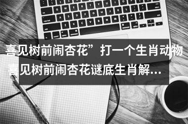 <h3>喜见树前闹杏花”打一个生肖动物 喜见树前闹杏花谜底生肖解析