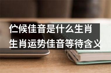 <h3>伫候佳音是什么生肖 生肖运势佳音等待含义