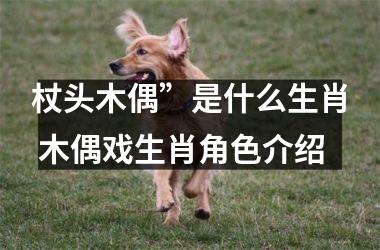 <h3>杖头木偶”是什么生肖 木偶戏生肖角色介绍