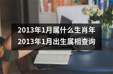<h3>2013年1月属什么生肖年2013年1月出生属相查询