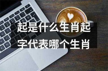 起是什么生肖起字代表哪个生肖