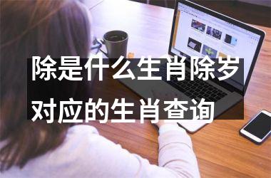 除是什么生肖除岁对应的生肖查询