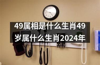 49属相是什么生肖49岁属什么生肖2024年
