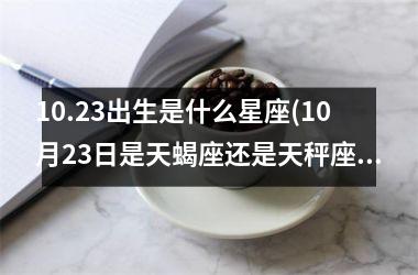 <h3>10.23出生是什么星座(10月23日是天蝎座还是天秤座)