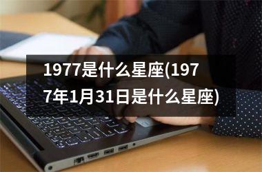 1977是什么星座(1977年1月31日是什么星座)