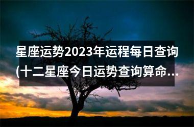 <h3>星座运势2025年运程每日查询(十二星座今日运势查询算命先生)