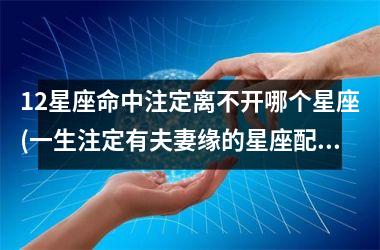 12星座命中注定离不开哪个星座(一生注定有夫妻缘的星座配对)