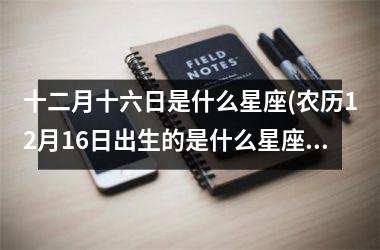 <h3>十二月十六日是什么星座(农历12月16日出生的是什么星座)