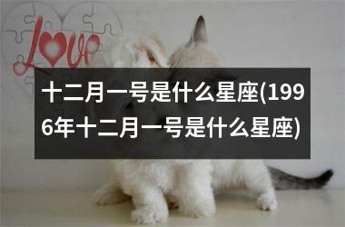 <h3>十二月一号是什么星座(1996年十二月一号是什么星座)