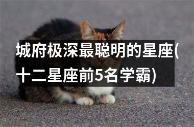 <h3>城府极深最聪明的星座(十二星座前5名学霸)