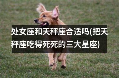 处女座和天秤座合适吗(把天秤座吃得死死的三大星座)