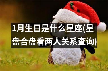 <h3>1月生日是什么星座(星盘合盘看两人关系查询)