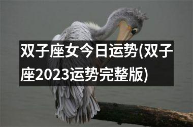 <h3>双子座女今日运势(双子座2025运势完整版)