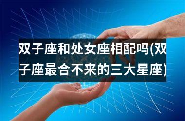 <h3>双子座和处女座相配吗(双子座最合不来的三大星座)