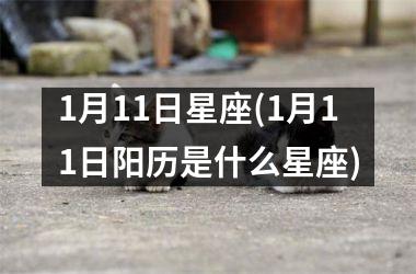<h3>1月11日星座(1月11日阳历是什么星座)