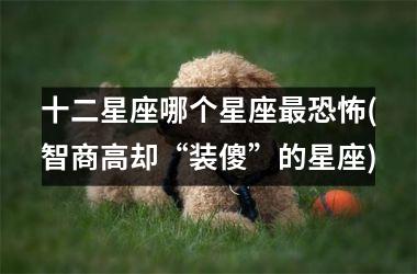 <h3>十二星座哪个星座最恐怖(智商高却“装傻”的星座)